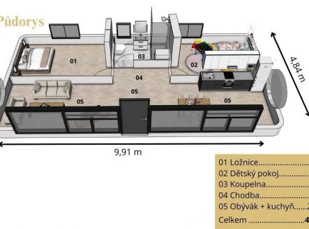 Prodej chaty/rekreačního objektu, 48 m²