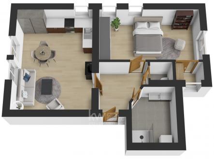 Prodej bytu, 2+kk, 58 m²