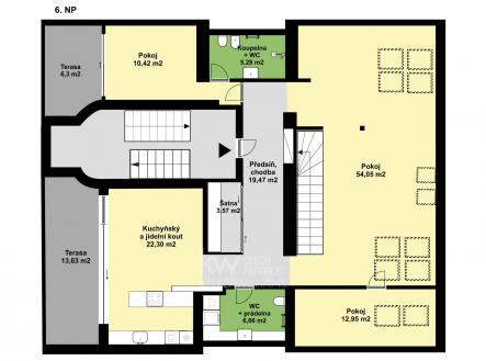 Pronájem bytu, 5+1, 260 m²