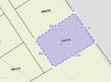 Prodej pozemku pro bydlení, 882 m²