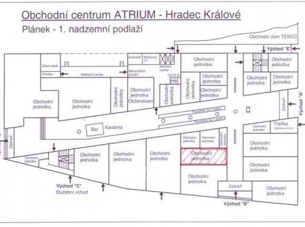 Pronájem obchodní prostor, 87 m²