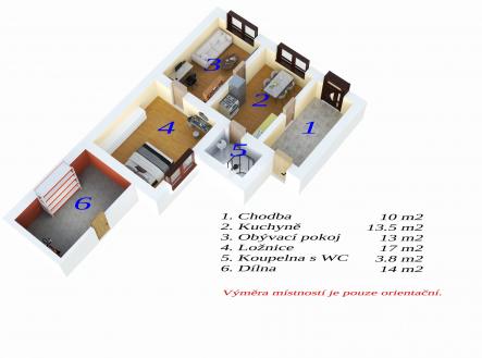 Prodej domu/vily, 58 m²