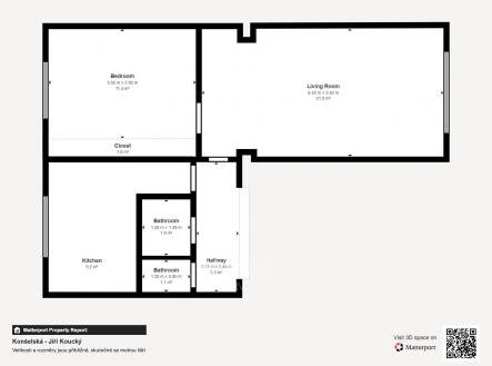 Pronájem bytu, 2+1, 54 m²