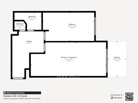 Pronájem bytu, 2+kk, 52 m²