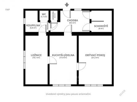 Prodej domu/vily, 70 m²