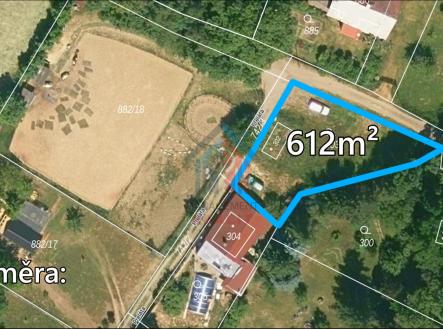 Prodej - pozemek, zahrada, 612 m²