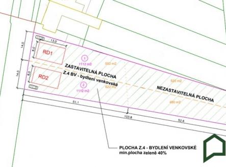 Prodej - pozemek pro bydlení, 1 121 m²