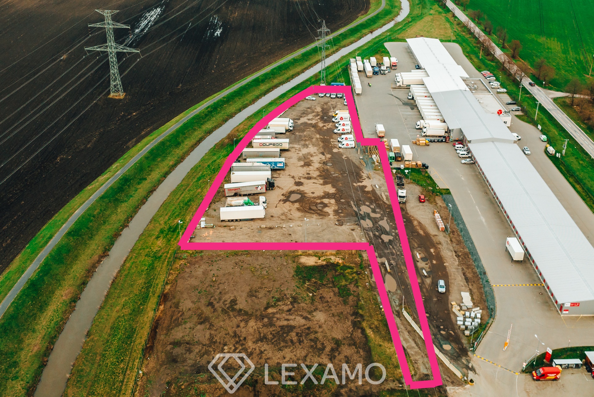 ohraničení Měnín