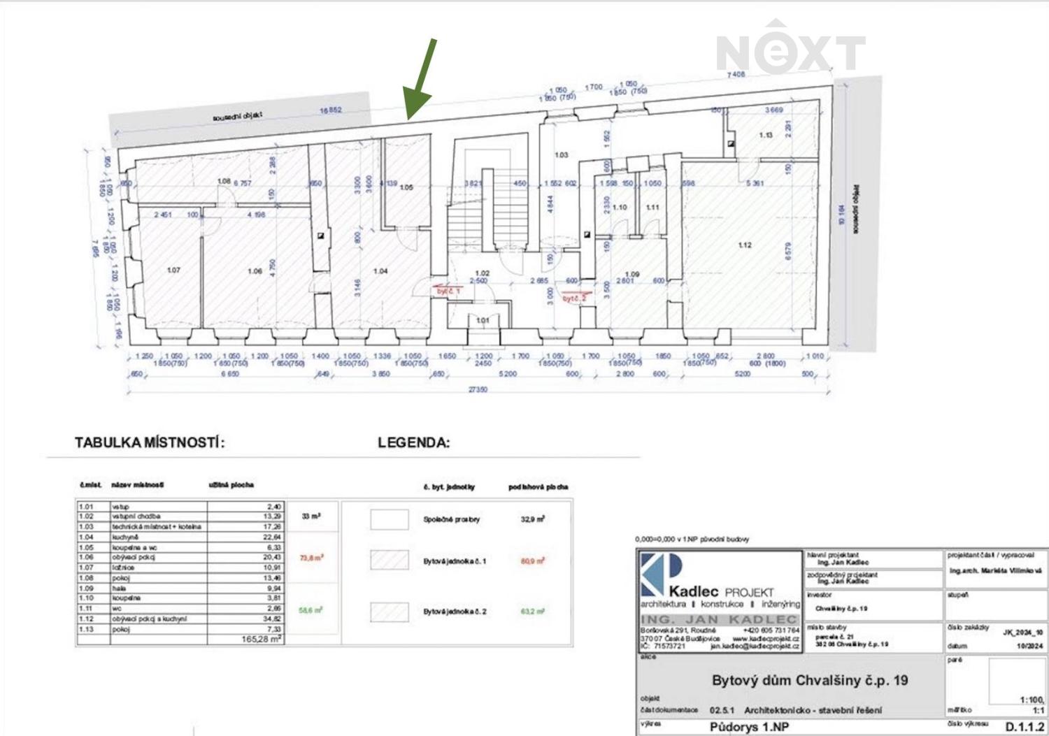 Prodej byt 3+1, 86㎡