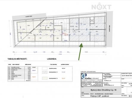 Prodej bytu, 3+kk, 67 m²