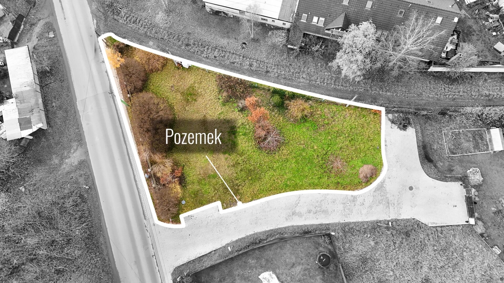 Stavební pozemek 927 m² ve Velvarech se stavebním povolením