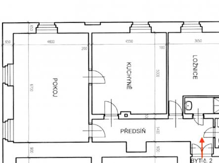 Pronájem bytu, 2+1, 86 m²