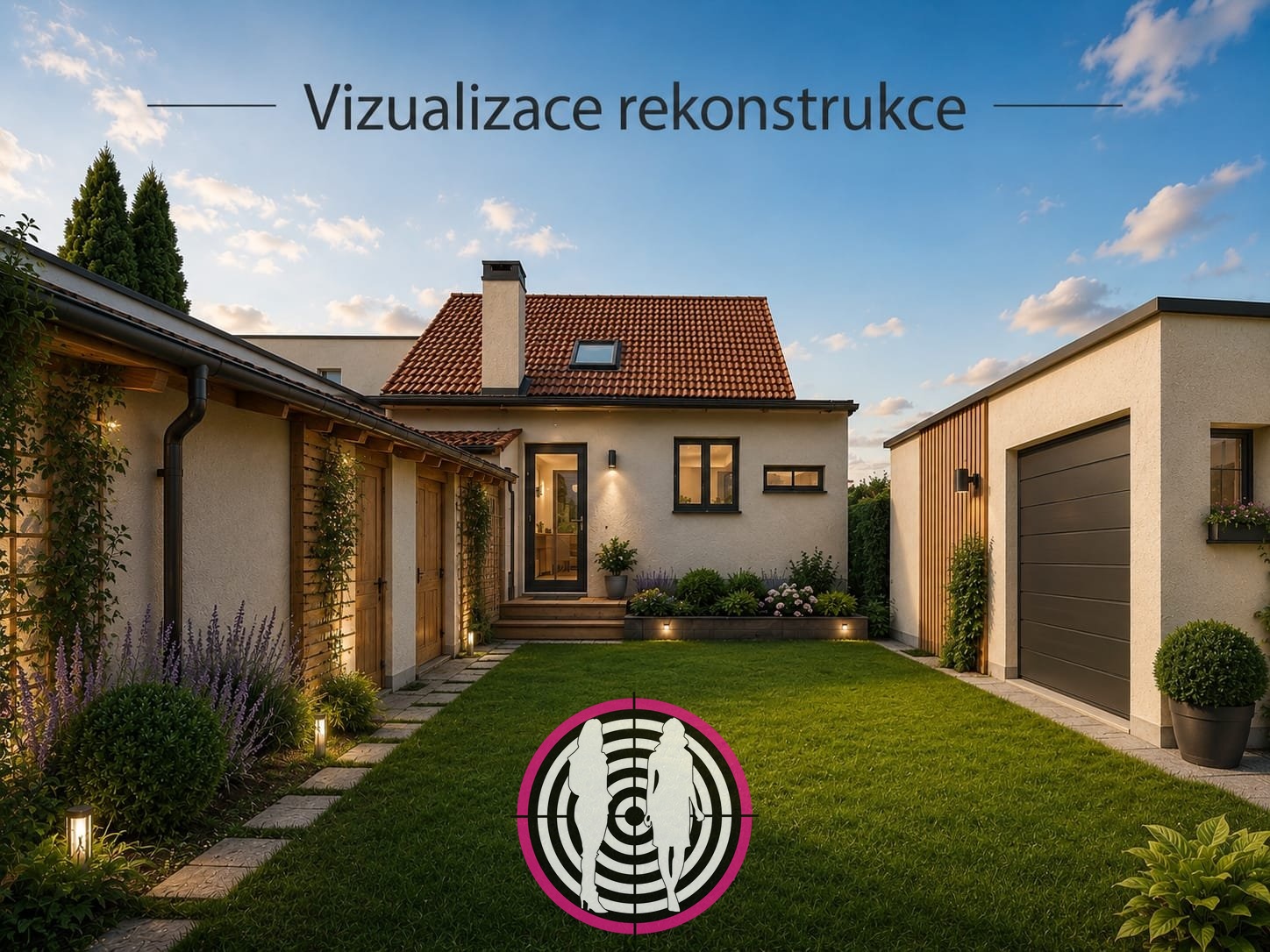 Rodinný dům 3+1 s obytným podkrovím, garáží a pozemkem 322 m2 v Týnci nad Labem