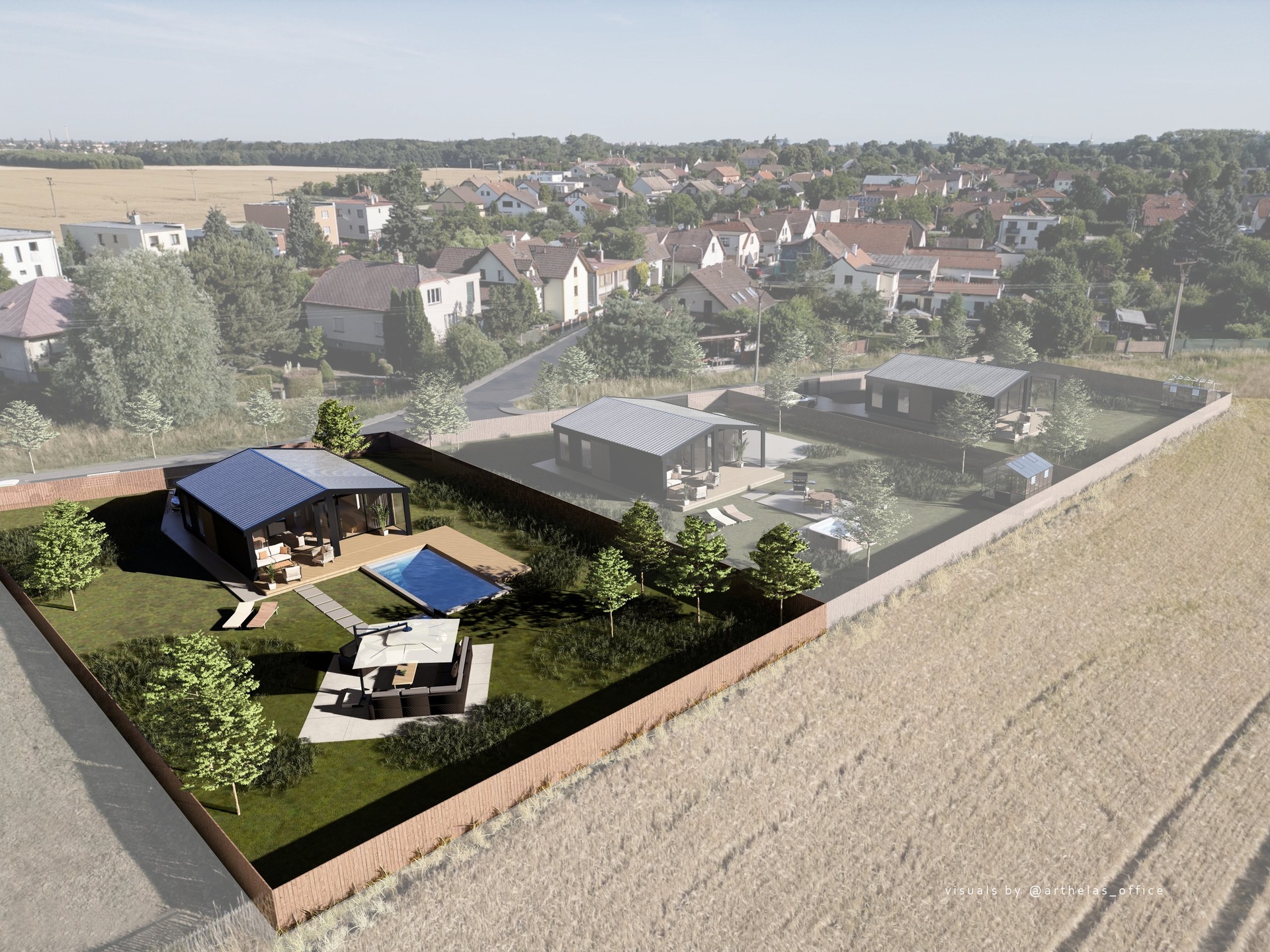 Nemošice_pohled A-svetle_pozemek 1