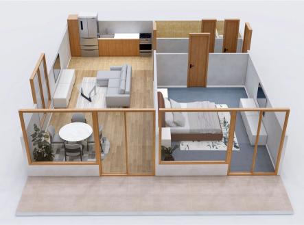 Prodej bytu, 2+kk, 63 m²