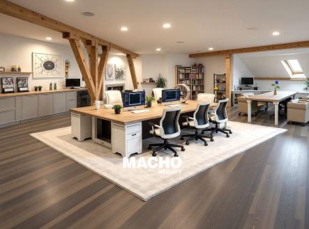 Pronájem kanceláře, 195 m²