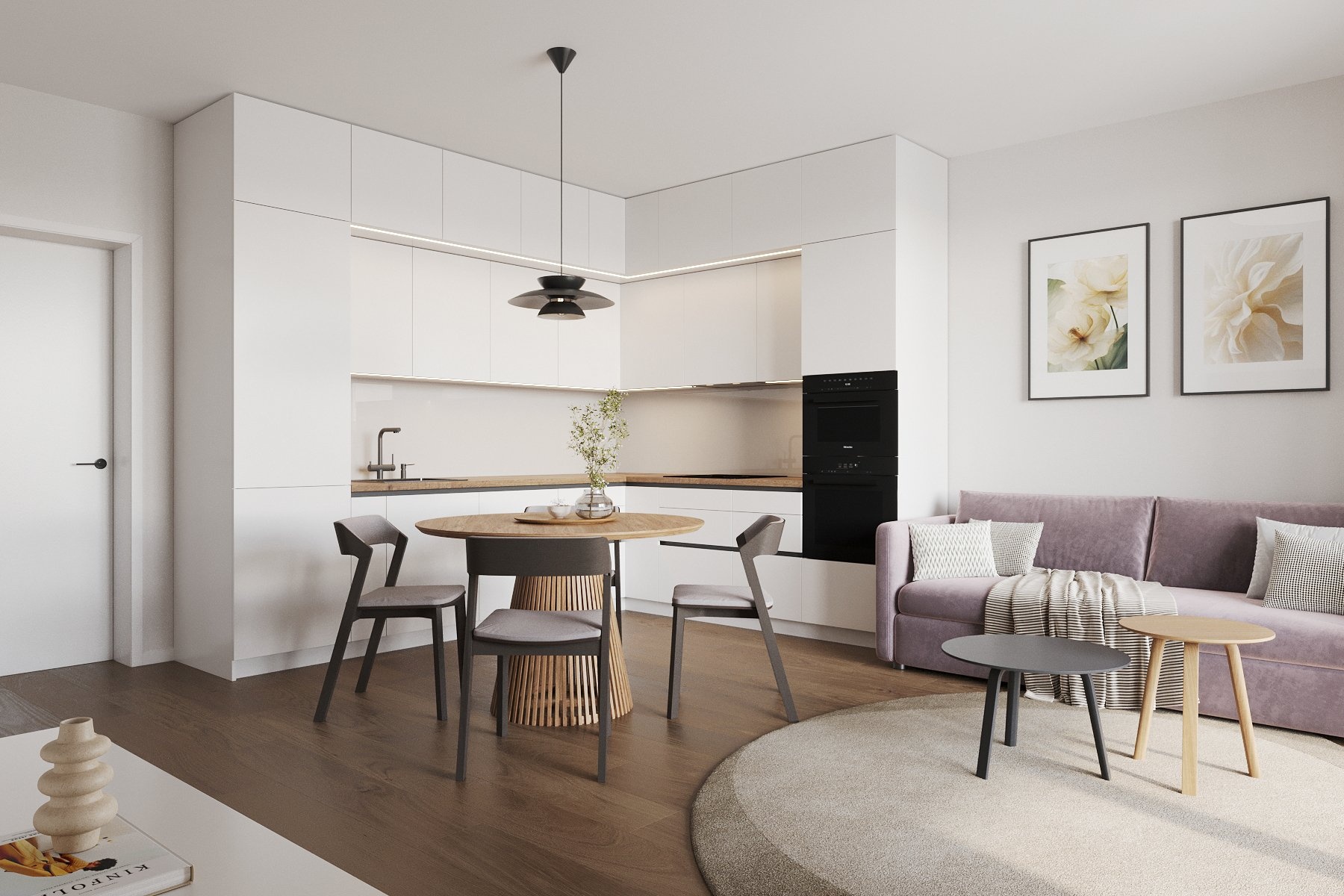 Atelier obývací pokoj