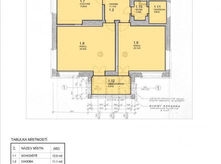 Pronájem bytu, 3+1, 96 m²