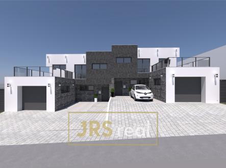 Snímek obrazovky 2026-04-07 v 11.46.50 | Rezidence Hrušovany – moderní rodinné domy s garáží a terasou