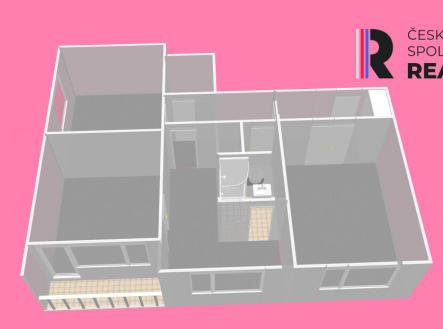 Prodej bytu, 3+1, 72 m²