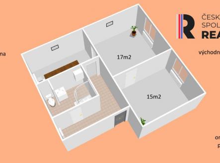 Prodej bytu, 2+1, 63 m²
