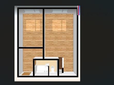 Pronájem bytu, 2+kk, 42 m²