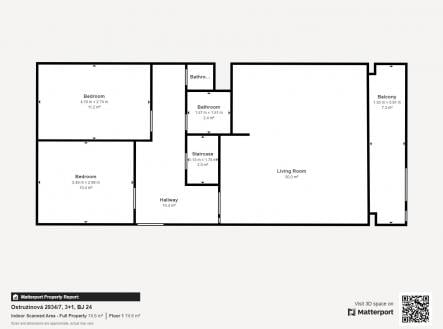 Pronájem bytu, 3+1, 74 m²