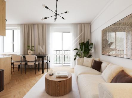 Prodej bytu, 2+1, 61 m²