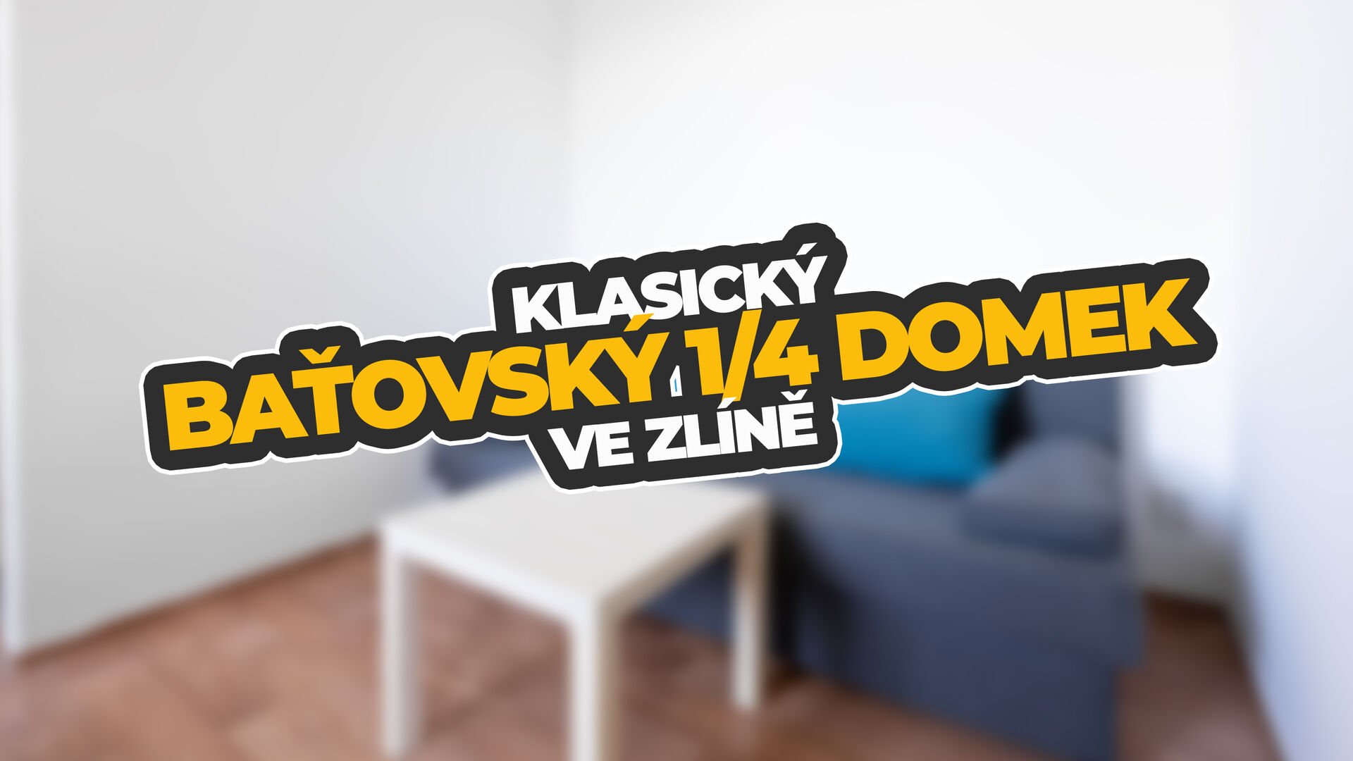 Baťovský čtvrtdomek 3+kk na prodej, Zlín, ul. Mostní