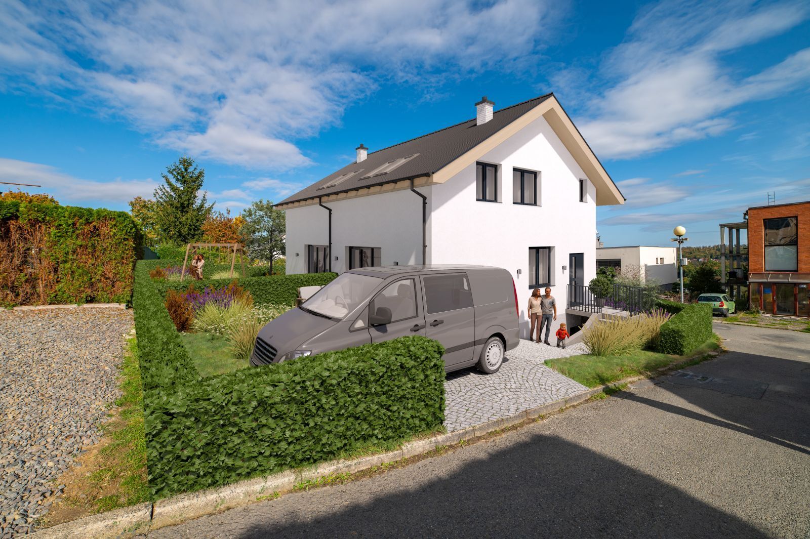 Novostavby na Mladcové ve Zlíně