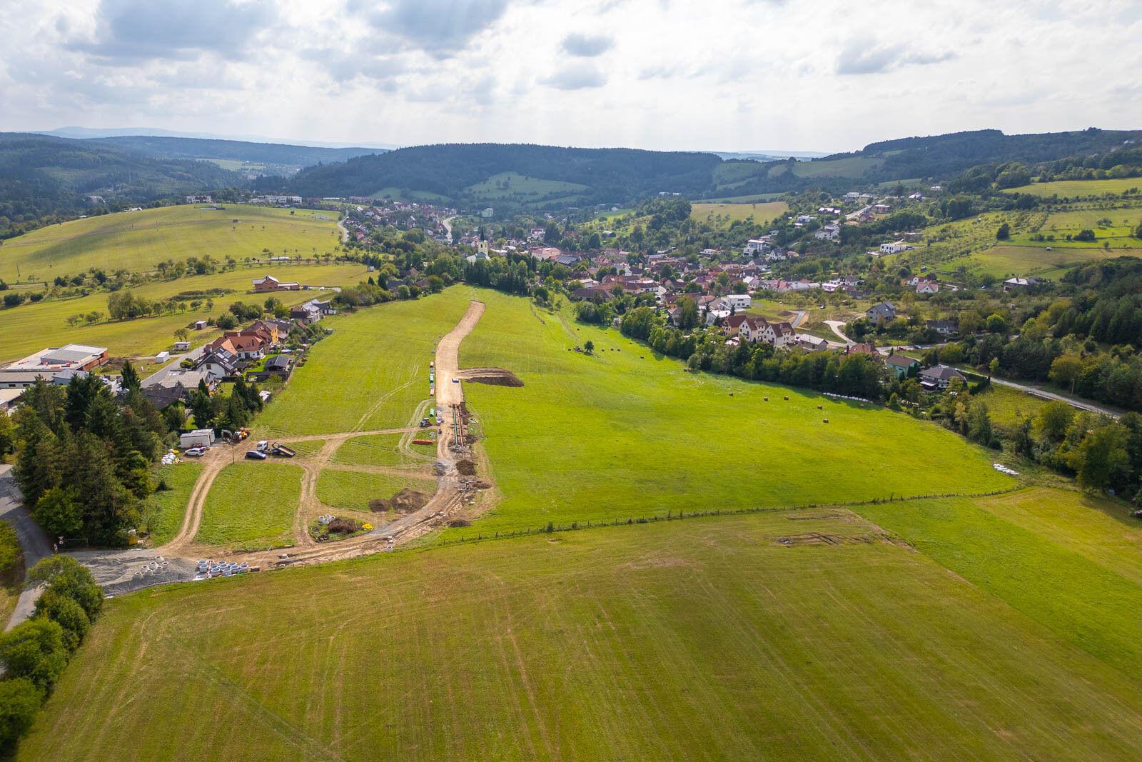 Prodej stavebního pozemku od 816 m² Pozlovice