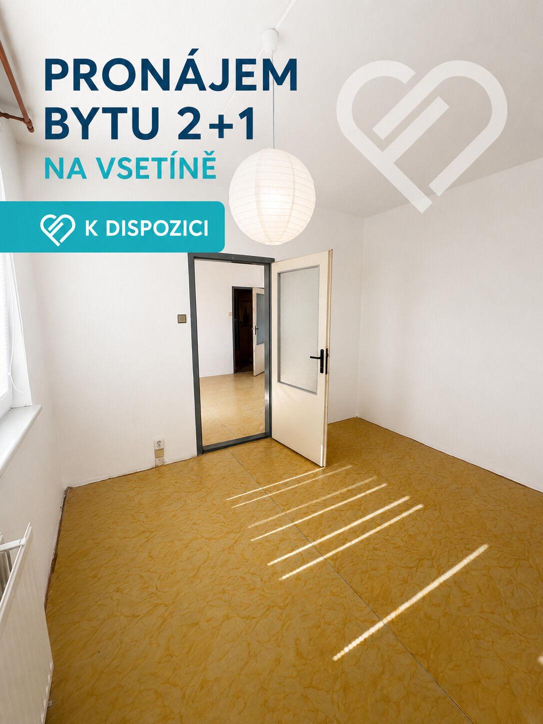 Pronájem bytu 2+1 s balkonem ve městě Vsetín