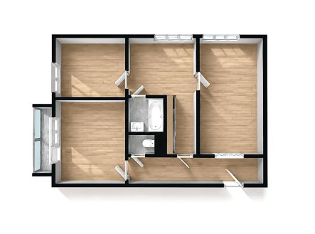 Prodej bytu, 3+1, 66 m²