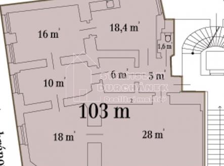 Pronájem kanceláře, 103 m²