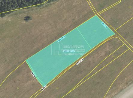 Prodej pozemku, zemědělská půda, 2 887 m²