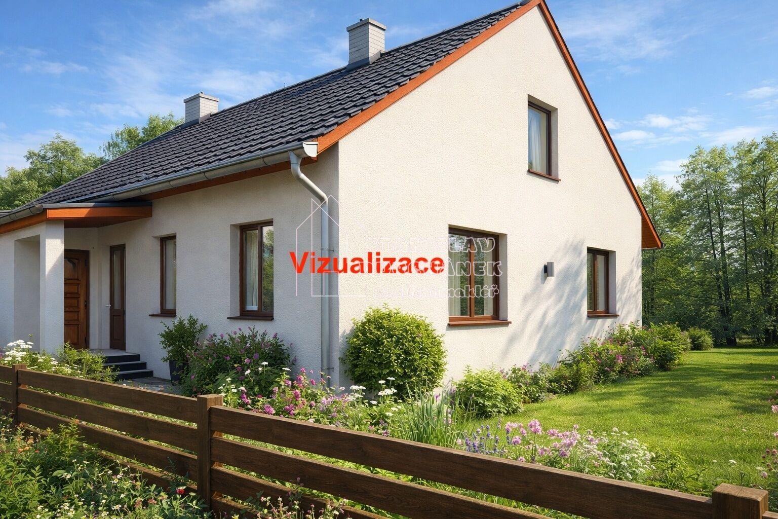 Rodinný dům k rekonstrukci, 104 m2 zastavěné plochy, Lobzy u Březové, 6 km od Sokolova, 20 km od KV