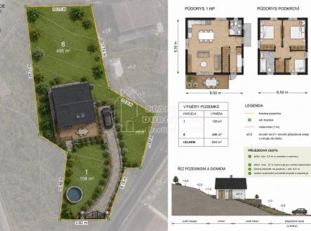 Stavební pozemek 594 m2, Klášterec nad Ohří, Hradiště u Vernéřova