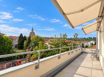 Pronájem 3+kk, 60 m² + terasa 50 m², Praha 6 – Bubeneč