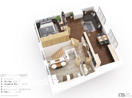 Prodej bytu, 3+kk, 79 m²