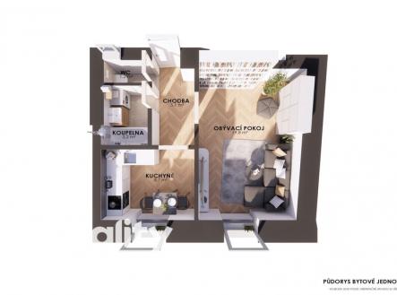 Prodej bytu, 1+1, 37 m²