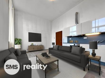 Pronájem bytu, 1+kk, 38 m²