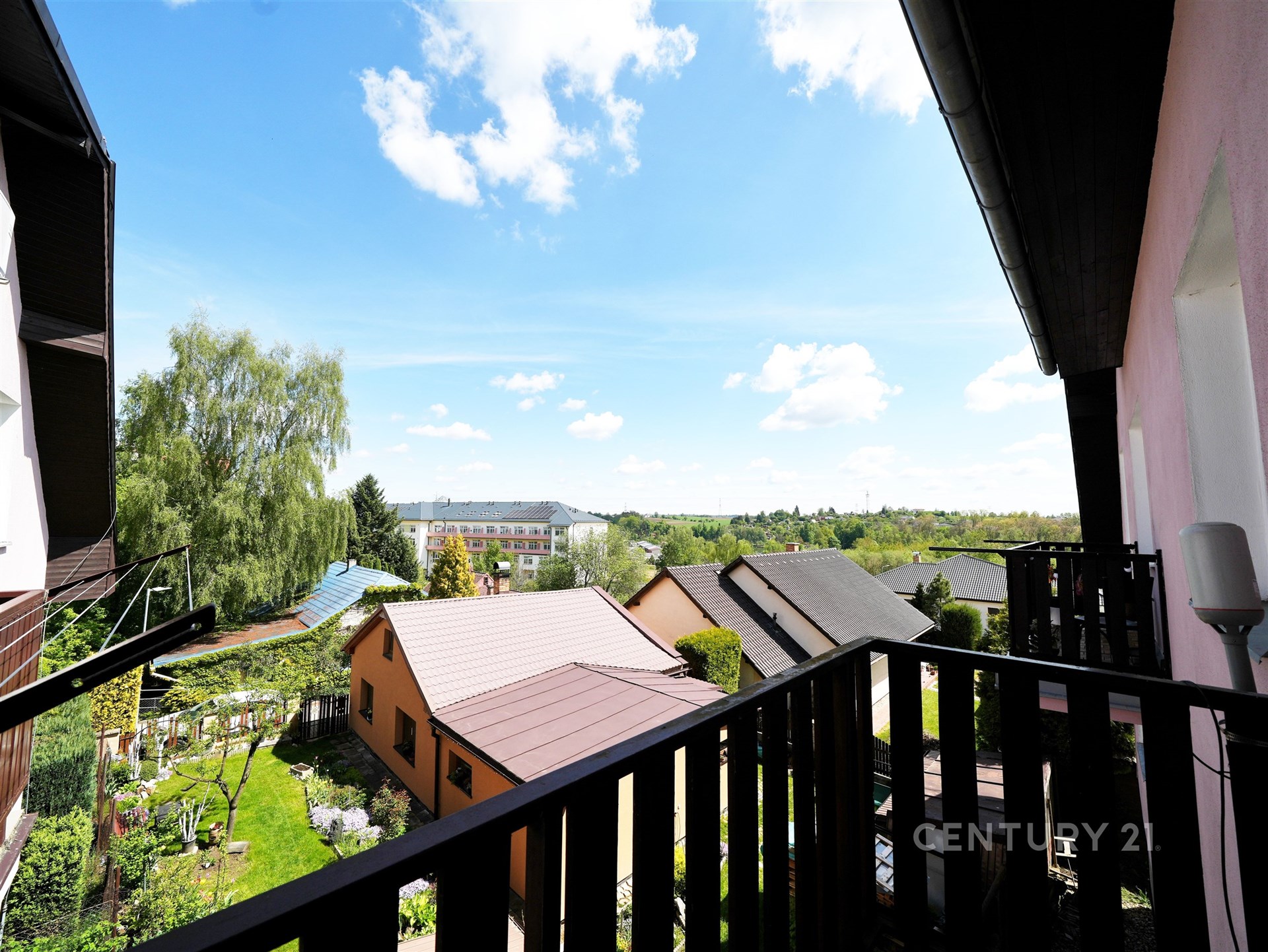 balkon + výhled 