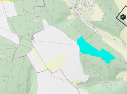 Prodej pozemku, les, 35 696 m²