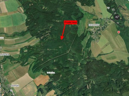 Prodej pozemku, les, 9 301 m²