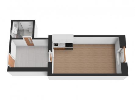 Pronájem bytu, 1+kk, 30 m²