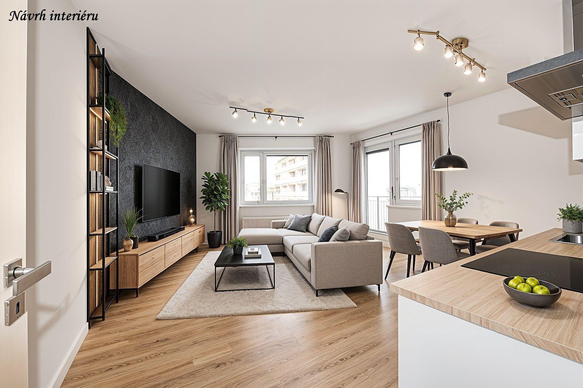 Krásný byt v novostavbě 3+kk/B, 59,67 m2 + balkon, nám. Přátelství, P10-Hostivař