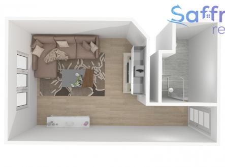 Prodej bytu, 1+kk, 23 m²