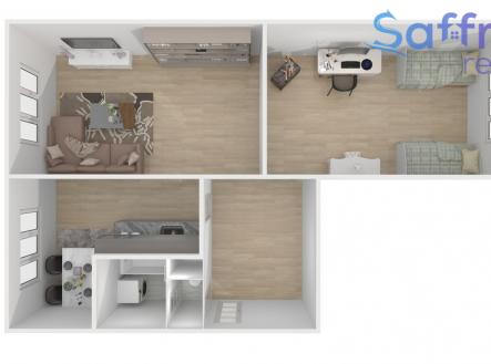 Prodej bytu, 2+1, 64 m²