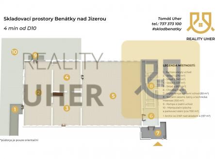 Pronájem komerčního objektu, sklad, 108 m²