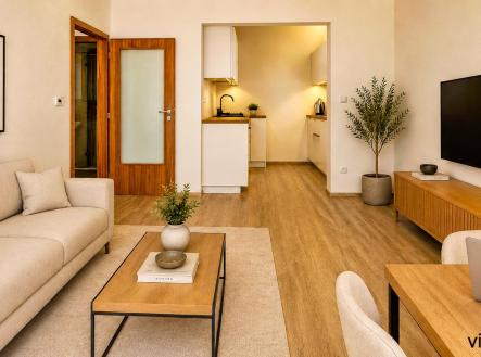 Pronájem bytu, 2+kk, 52 m²